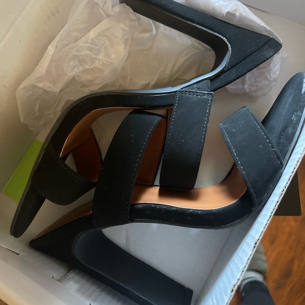 black casual heels